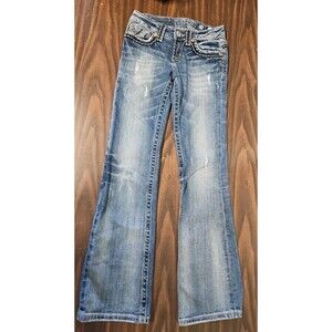 MISS ME Girls Jeans Irene Boot Size 14 JPK1021 G1